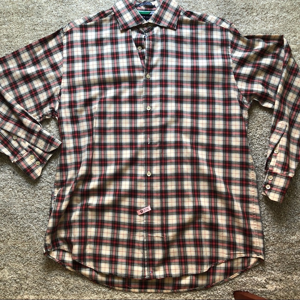 Long sleeve plaid shirt